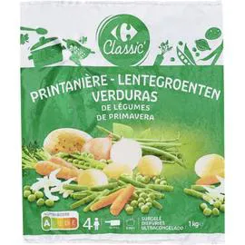 CARREFOUR CLASSIC' Printanière de légumes 1kg