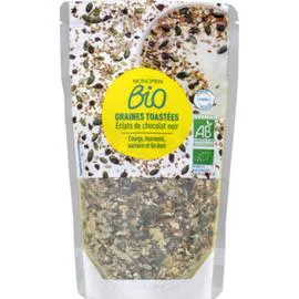 MONOPRIX BIO Mélanges Graines Toastées Chocolat noir 120g