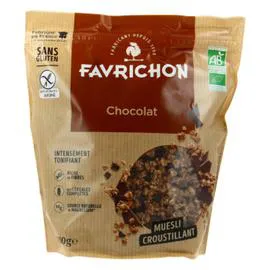 FAVRICHON Muesli Choco Sans Gluten Bio 500g