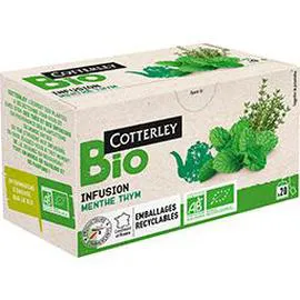 COTTERLEY Infusion menthe thym BIO x20
