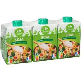 CARREFOUR CLASSIC' Sauce soja cuisine 3x20cl