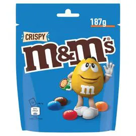 MARS, M&M'S Bonbons Chocolat Crispy au Riz Soufflé 187g