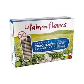LE PAIN DES FLEURS Tartines Au Sarrasin Sans Sel 300g