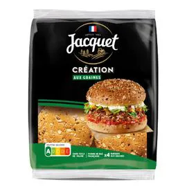 JACQUET Pains hamburger graines 260g