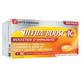 FORTÉ PHARMA Complément Alimentaire Vitalité Ultra Boost 4G Immunité Goût Orange x30