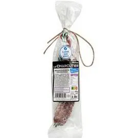 AUCHAN LE CHARCUTIER Saucisson sec aux noisettes sans nitrite 150g