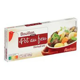 AUCHAN Bouillon cube pour pot au feu 12x10g