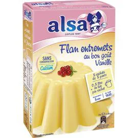 ALSA Préparation flan vanille 192g