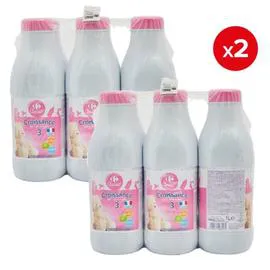 CARREFOUR CLASSIC' Lait bébé croissance 3 12x1l