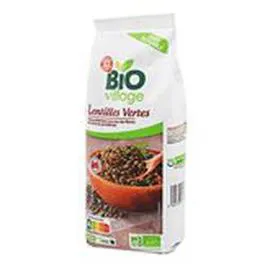 MARQUE REPÈRE, BIO VILLAGE Lentilles vertes Bio 500g