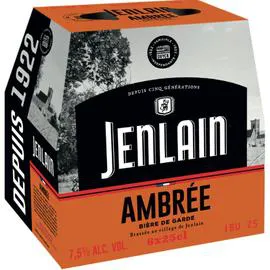 JENLAIN Bière ambrée 6x25cl