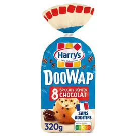 HARRYS Brioches doowap sans additifs aux pépites de chocolat 320g
