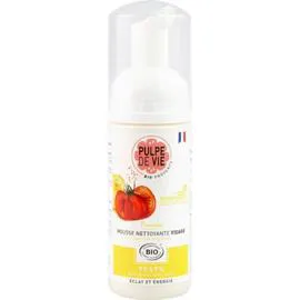 PULPE DE VIE Mousse visage nettoyante à la tomate bio 125ml