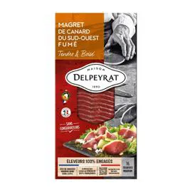 DELPEYRAT Magret de canard en tranche du sud ouest fumé 70g
