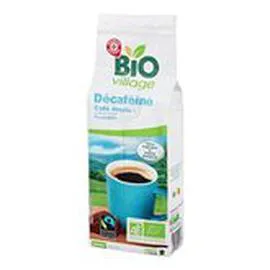 MARQUE REPÈRE, BIO VILLAGE Café moulu Décaféiné Bio 250g