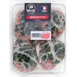 CARREFOUR LE MARCHÉ Crépinettes pur porc 500g
