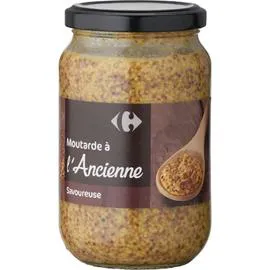 CARREFOUR Moutarde à l'ancienne savoureuse 350g