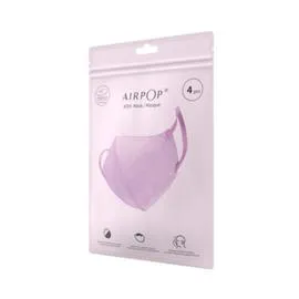AIRPOP Masque Enfant 30h rose x4 l'unité