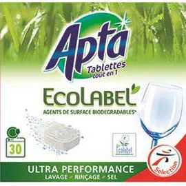 APTA Tablettes vaisselle Tout en 1 30x18g