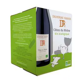 DAUVERGNE RANVIER Cotes du rhone bio de natura rerum vin rouge D&R 3l