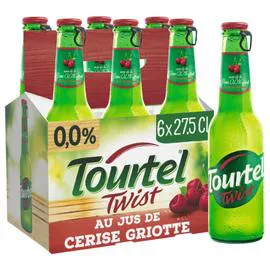TWIST Bière au jus de cerise griotte sans alcool Tourtel 6x27,5cl