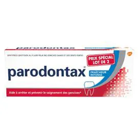 PARODONTAX Dentifrice fraîcheur intense 2x75ml