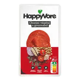 HAPPYVORE Chorizo végétal gourmand 105g
