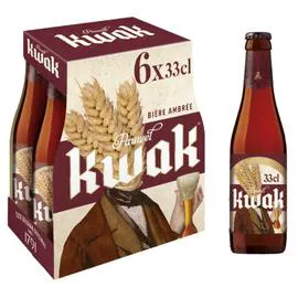 KWAK Bière ambrée 6x33cl