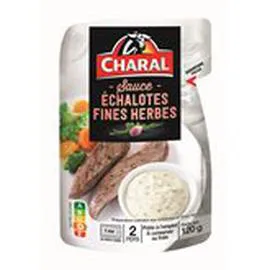 CHARAL Sauce Echalotes-Herbes 2 personnes 120g