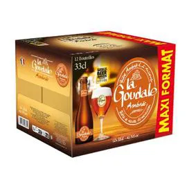 LA GOUDALE Bière ambrée 7.2%vol 12x33cl