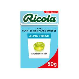 RICOLA Bonbons Alpin Fresh s/sucres 50g