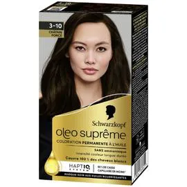 SCHWARZKOPF, OLEO SUPREME Coloration Capillaire 3-10 Châtain Foncé l'unité