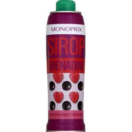 MONOPRIX Sirop de grenadine à diluer 750ml