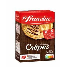 FRANCINE Préparation pâte à crêpes légères et moelleuses 380g