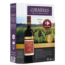 LA CAVE D'AUGUSTIN FLORENT Vin Rouge Languedoc Roussillon Corbières 3l