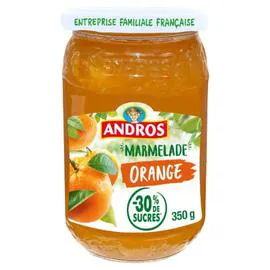ANDROS Confiture à l'orange Allégée 350g