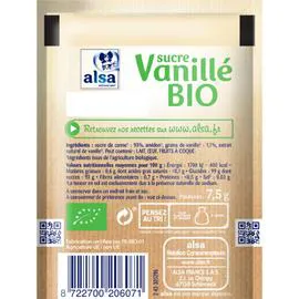 ALSA Sucre vanillé Bio 6x7,5g