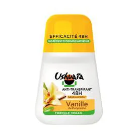 USHUAÏA Déodorant 48h Vanille de Polynésie 50ml