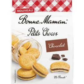 BONNE MAMAN Biscuits petits chocos 250g