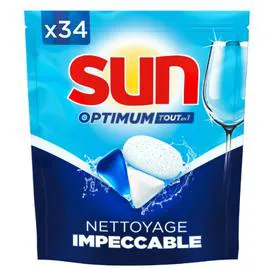 SUN Tablettes Lave-Vaisselle Optimum Tout En 1 x34