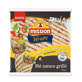 MISSION Wraps blé nature 370g