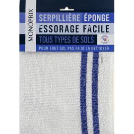 MONOPRIX Serpillère éponge tous types de sols l'unité