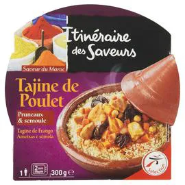ITINÉRAIRE DES SAVEURS Tajine de poulet pruneaux & semoule 300g