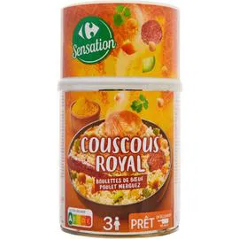 CARREFOUR Plat cuisiné Couscous royal 1,05kg
