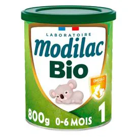 MODILAC Lait 1er âge BIO, 0-6 mois 800g