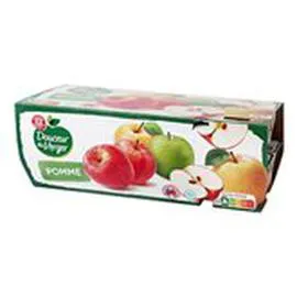 MARQUE REPÈRE, DOUCEUR DU VERGER Dessert fruitier pomme 16x100g