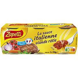 ZAPETTI Sauce tomate Buitoni Italienne 3x190g