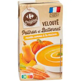 CARREFOUR ORIGINAL Soupe veloutée potiron butternut 1l
