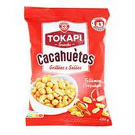 MARQUE REPÈRE, TOKAPI Cacahuètes grillées Salées 250g