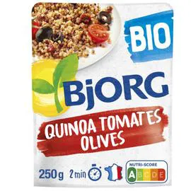 BJORG Plat cuisiné quinoa tomates olives bio 250g